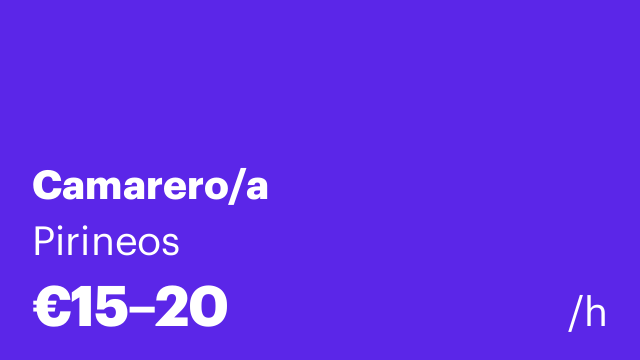 Camarero/a