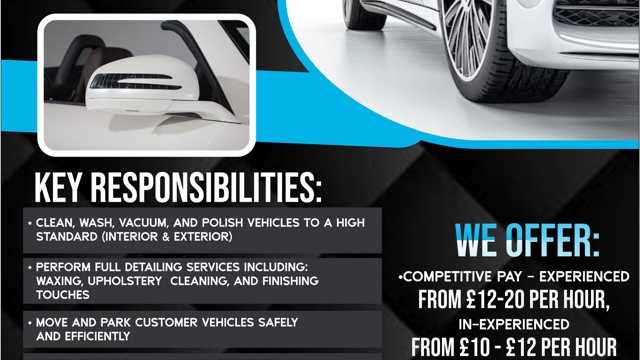 Car detailer/valeter