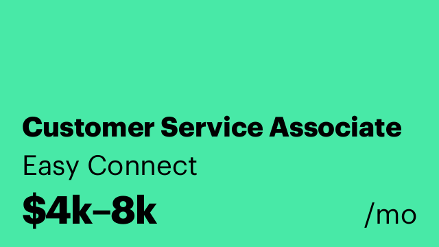 Customer Service Associate