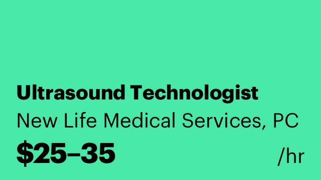 Ultrasound Technologist