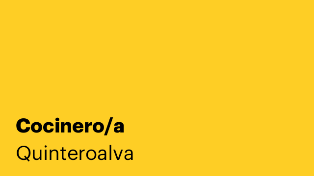 Cocinero/a