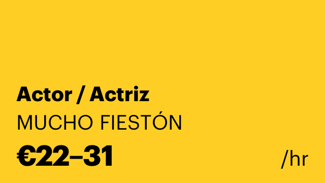 Actor / Actriz