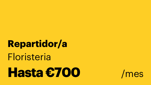 Repartidor/a