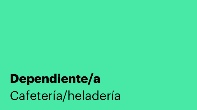 Dependiente/a