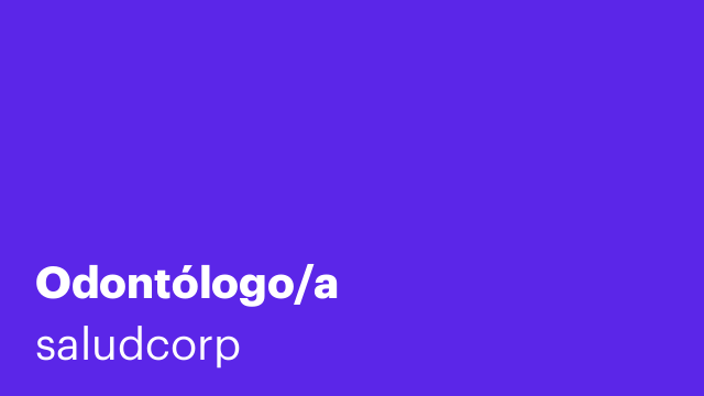 Odontólogo/a