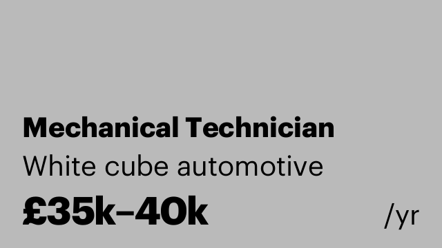 Mechanical Technician