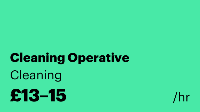 Cleaning Operative