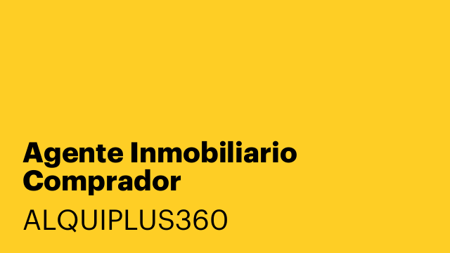 Agente Inmobiliario Comprador
