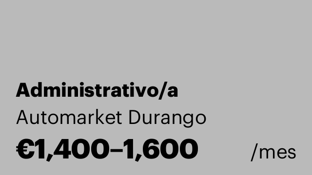 Administrativo/a