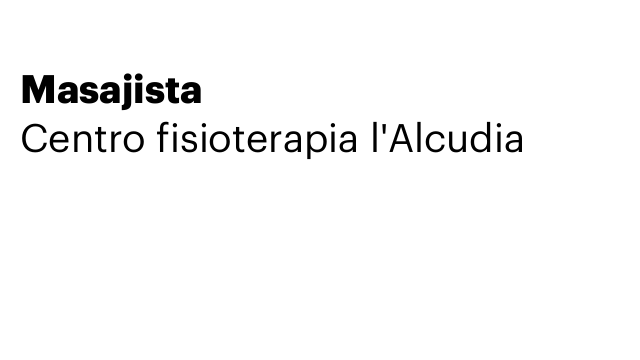 Masajista