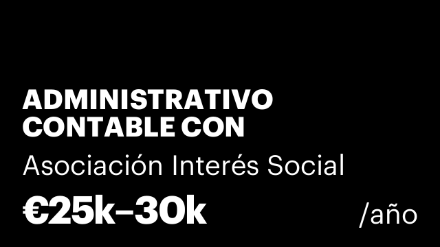 ADMINISTRATIVO CONTABLE CON EXPERIENCIA