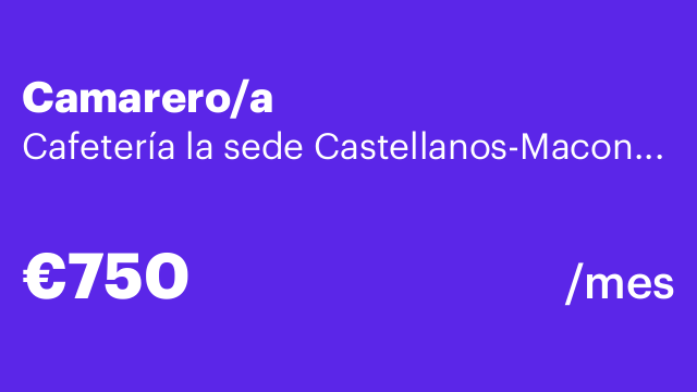 Camarero/a