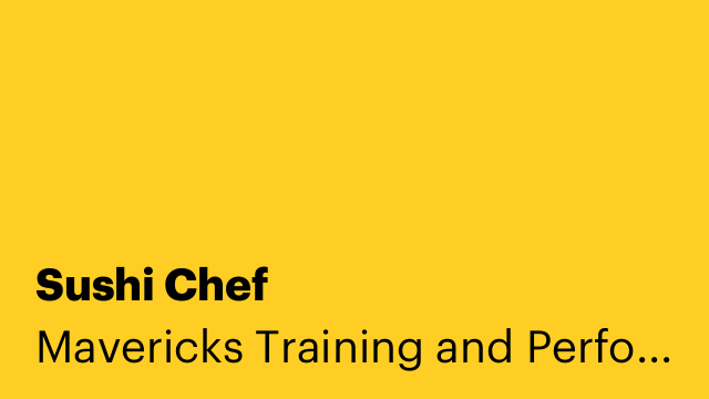 Sushi Chef