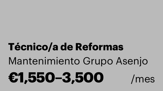 Técnico/a de Reformas