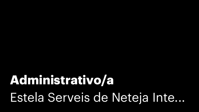 Administrativo/a