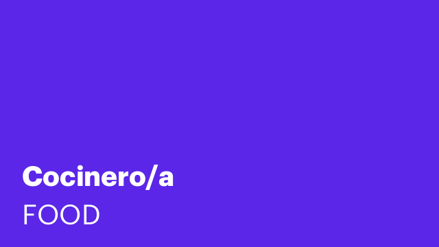 Cocinero/a