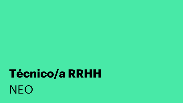 Técnico/a RRHH