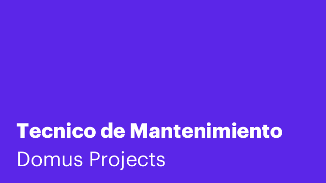 Tecnico de Mantenimiento
