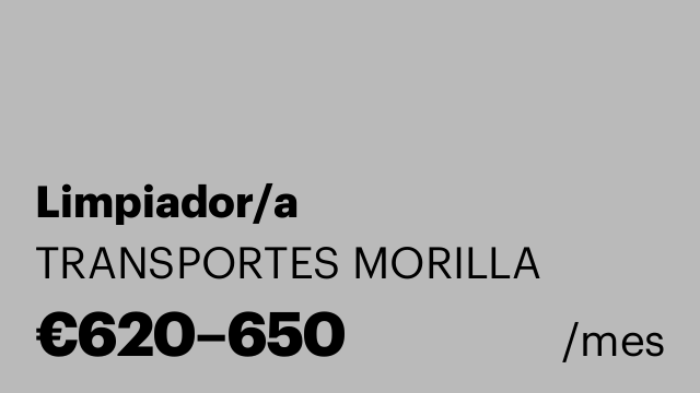 Limpiador/a