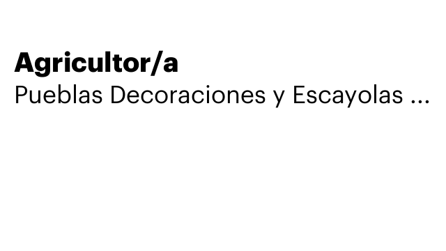 Agricultor/a