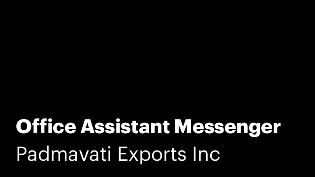 Office Assistant Messenger