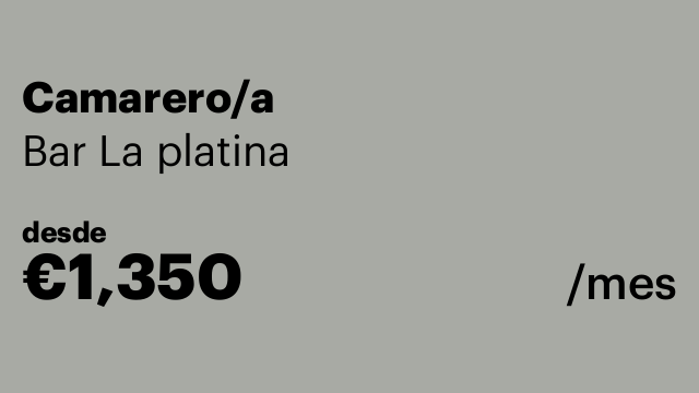 Camarero/a