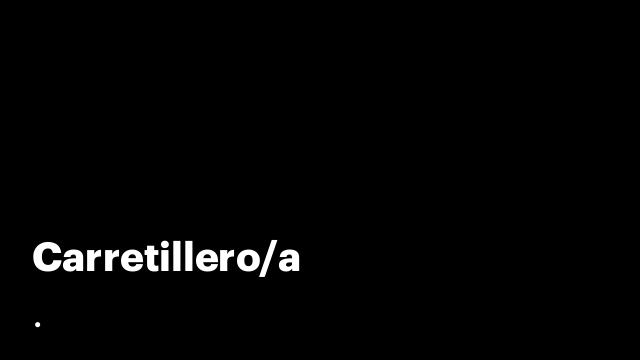 Carretillero/a