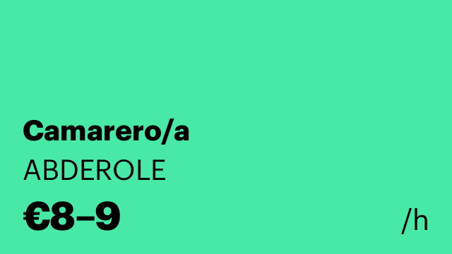 Camarero/a
