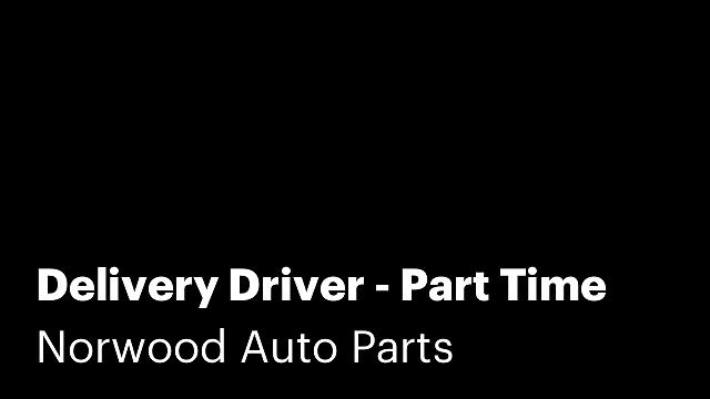 Delivery Driver - Part Time