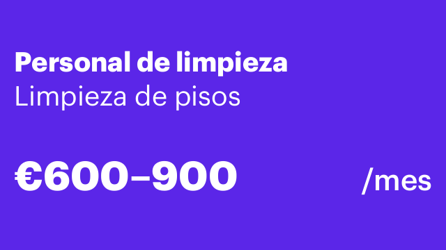 Personal de limpieza