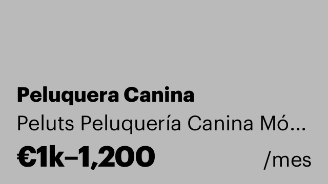 Peluquera Canina