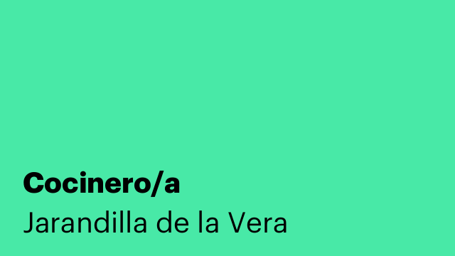 Cocinero/a