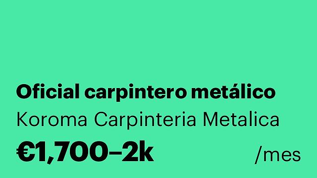 Oficial carpintero metálico