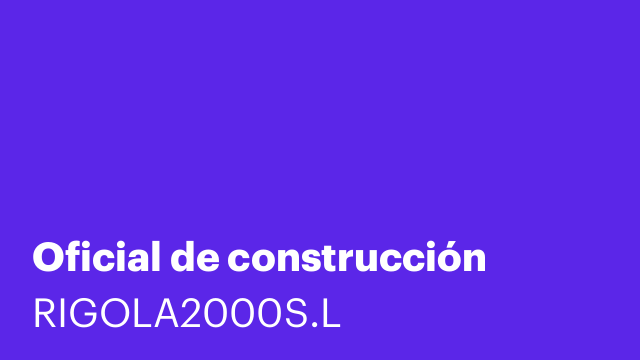 Oficial de construcción