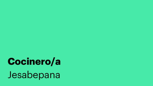 Cocinero/a