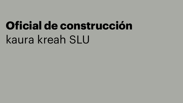 Oficial de construcción