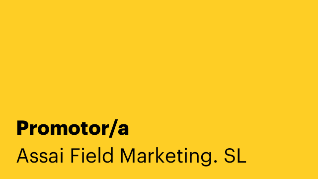 Promotor/a