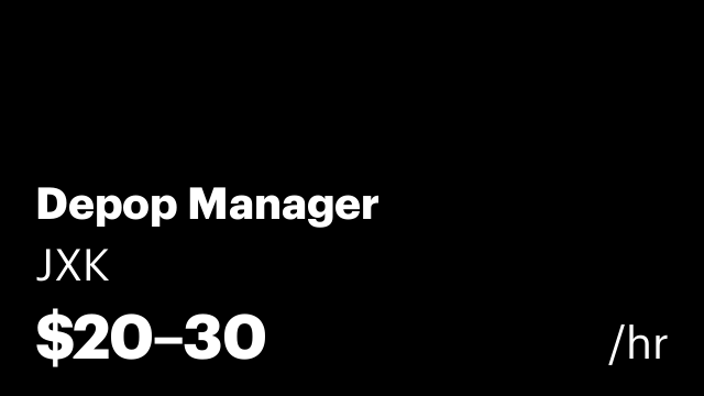 Depop Manager