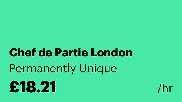 Chef de Partie London