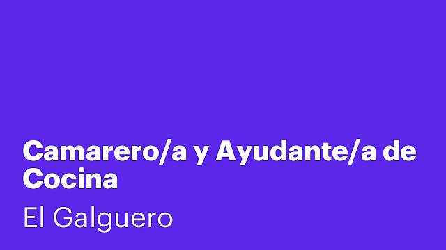 Camarero/a y Ayudante/a de Cocina
