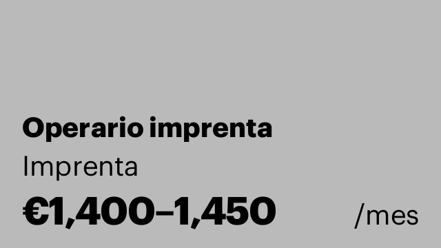 Operario imprenta