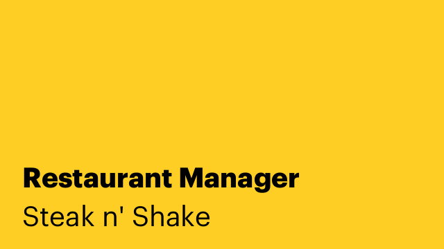 Restaurant Manager