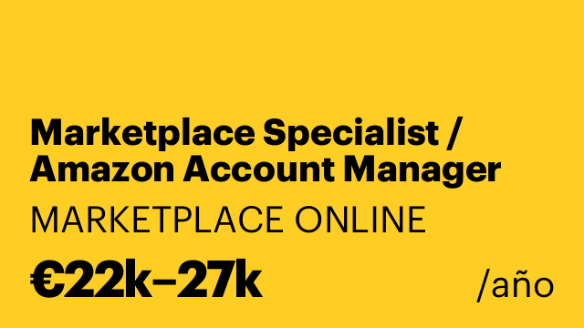 Marketplace Specialist / Amazon Account Manager