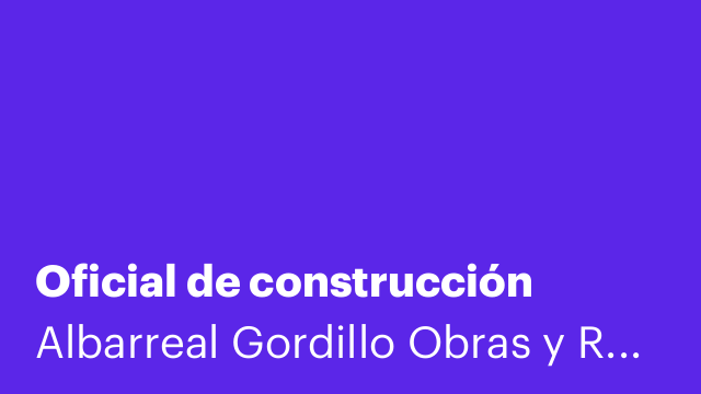 Oficial de construcción