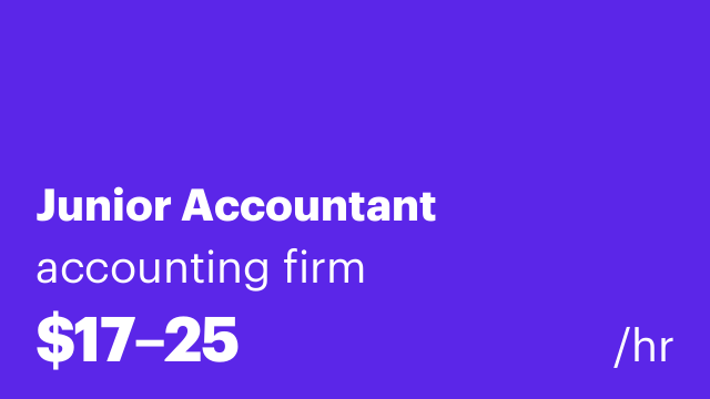 Junior Accountant