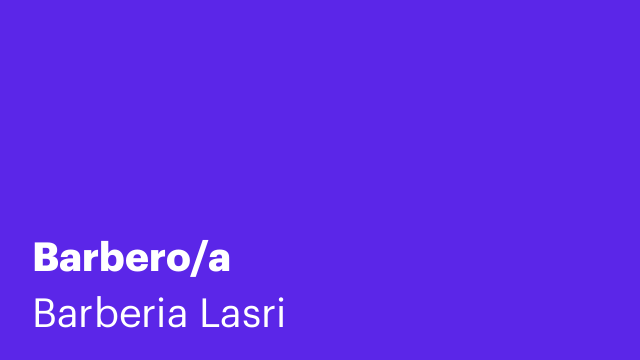 Barbero/a