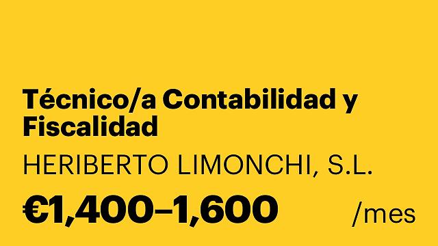 Técnico/a Contabilidad y Fiscalidad