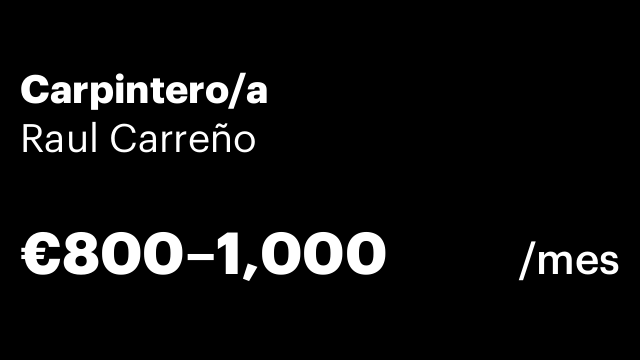 Carpintero/a