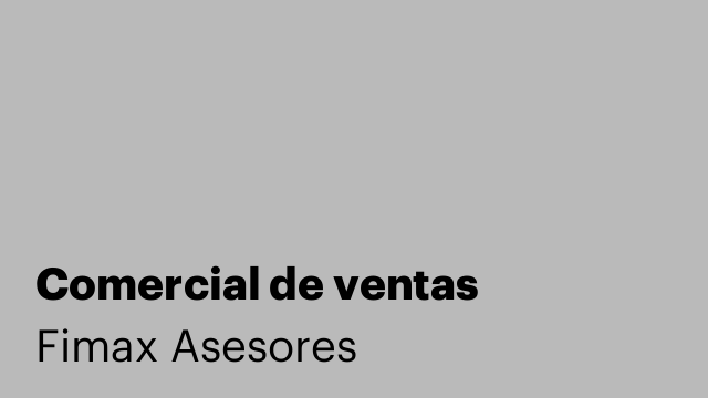 Comercial de ventas