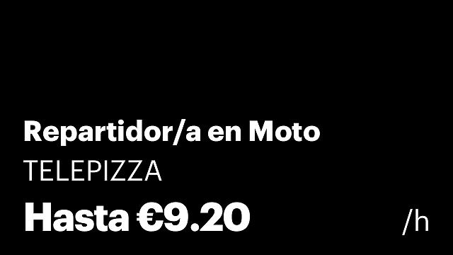 Repartidor/a en Moto